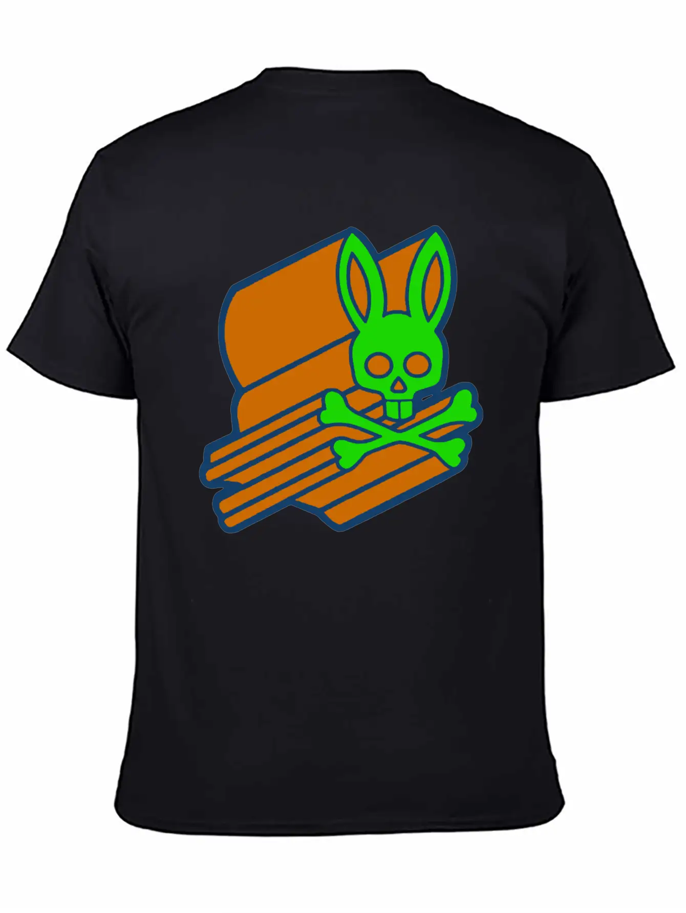 Retro 3D Psycho Bunny Basic Graphic T-Shirt – Daily Comfort In Soft Cotton