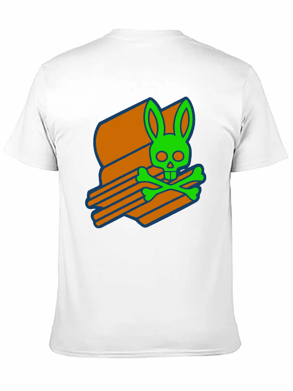 Retro 3D Psycho Bunny Basic Graphic T-Shirt – Daily Comfort In Soft Cotton