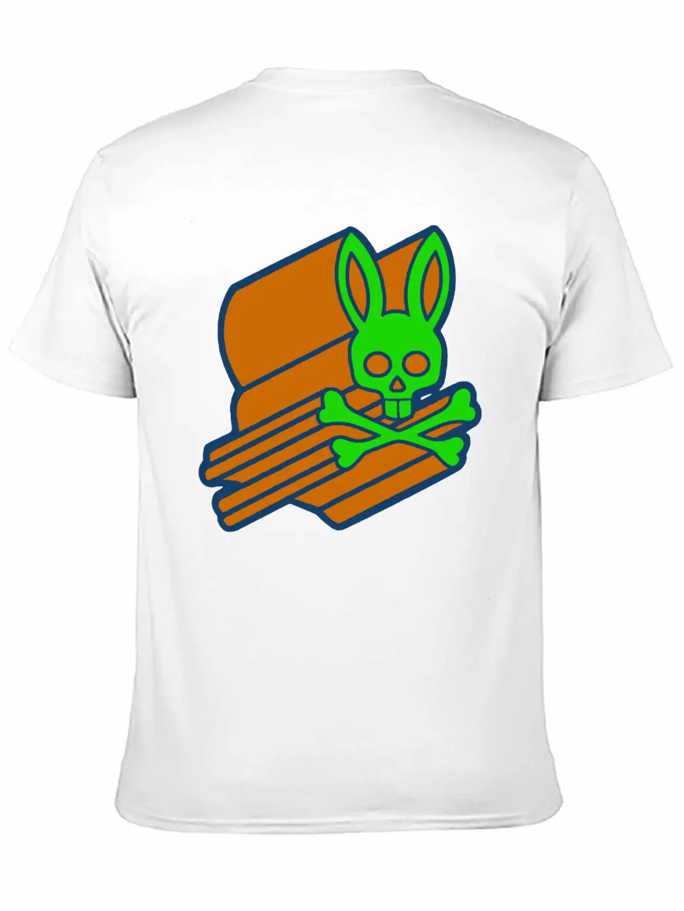 Retro 3D Psycho Bunny Basic Graphic T-Shirt – Daily Comfort In Soft Cotton
