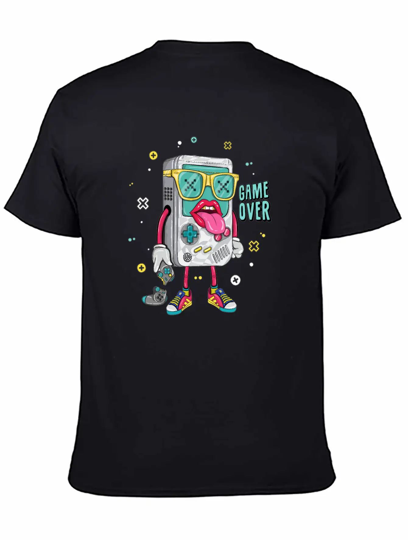 Retro Arcade Emulator Game , Game Over Modern Fit Casual T-Shirt – Clean And Versatile Design