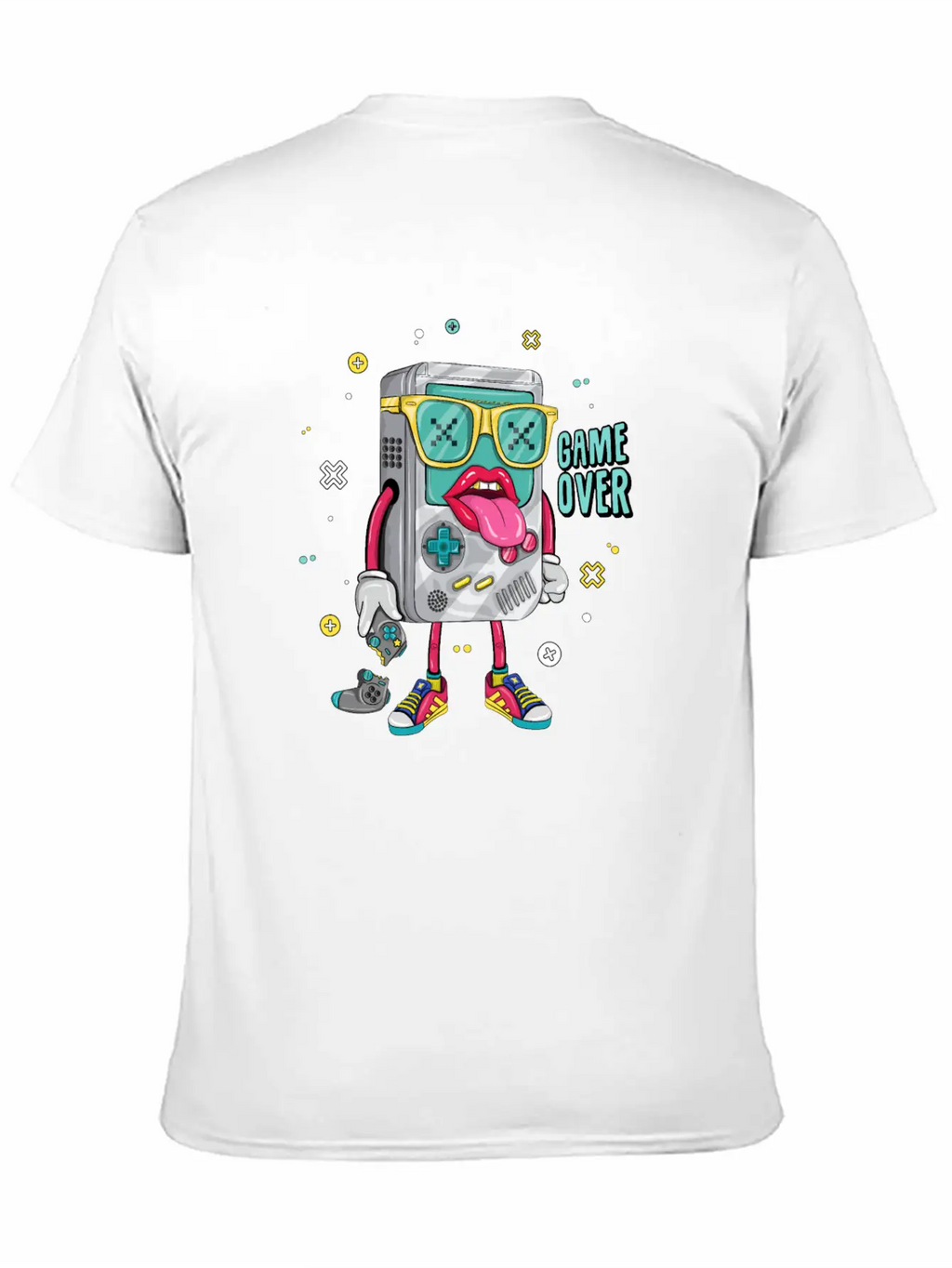 Retro Arcade Emulator Game , Game Over Modern Fit Casual T-Shirt – Clean And Versatile Design
