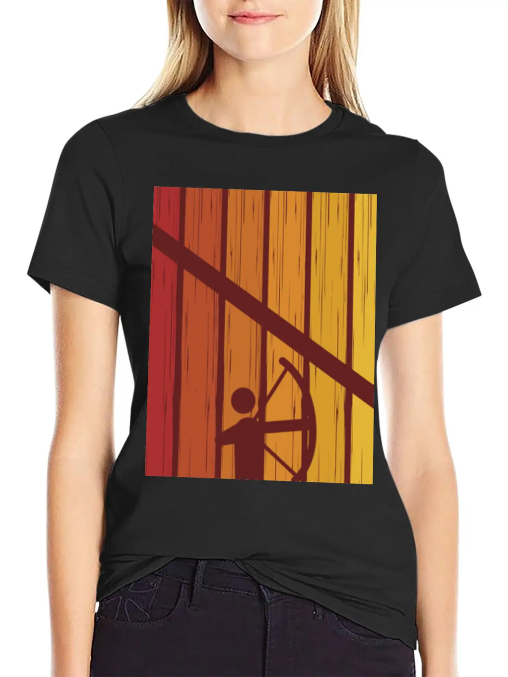 Retro Archery Vintage Archer Bowman Relaxed Everyday Tee – Lightweight And Durable Cotton