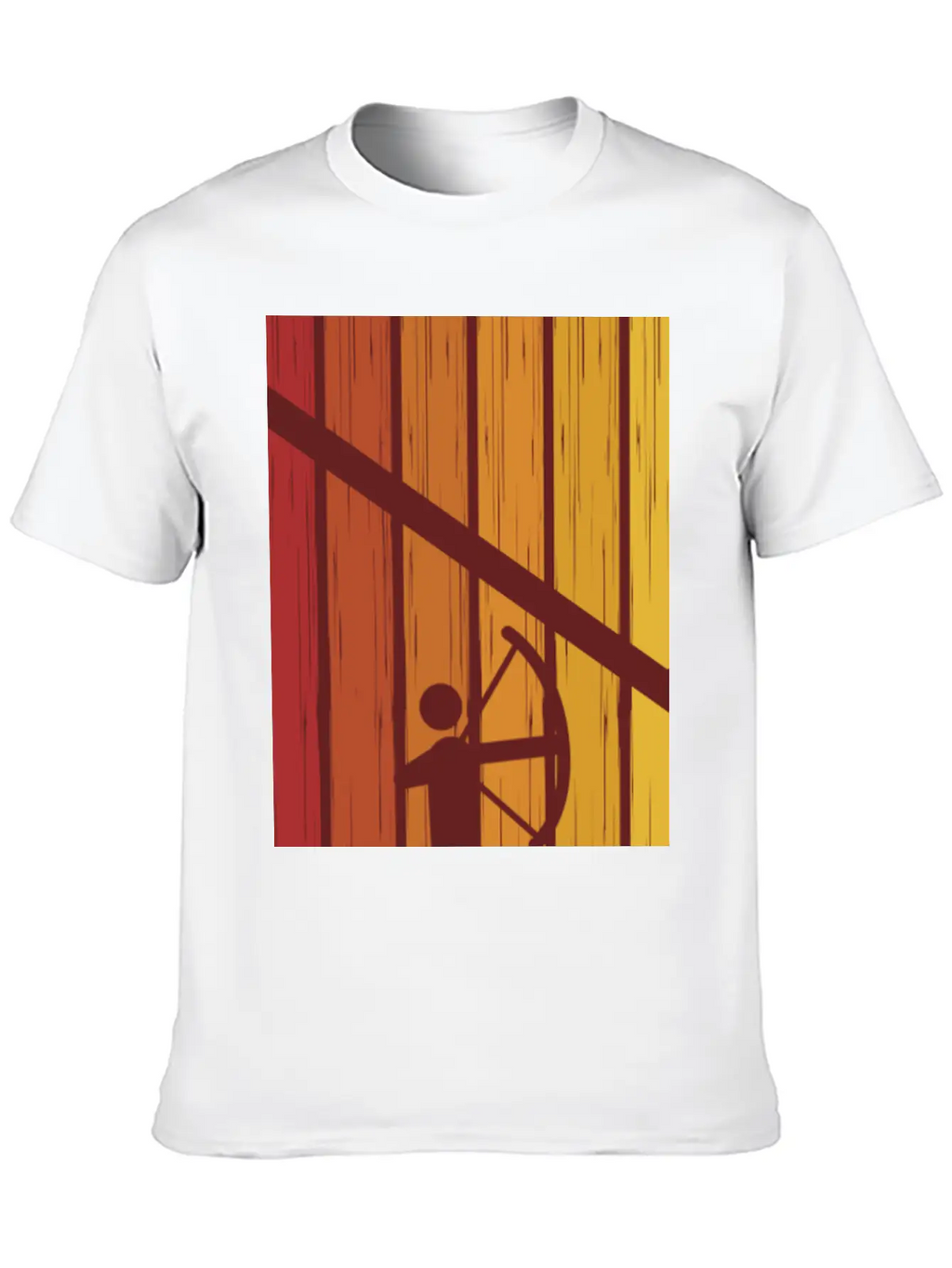 Retro Archery Vintage Archer Bowman Relaxed Everyday Tee – Lightweight And Durable Cotton