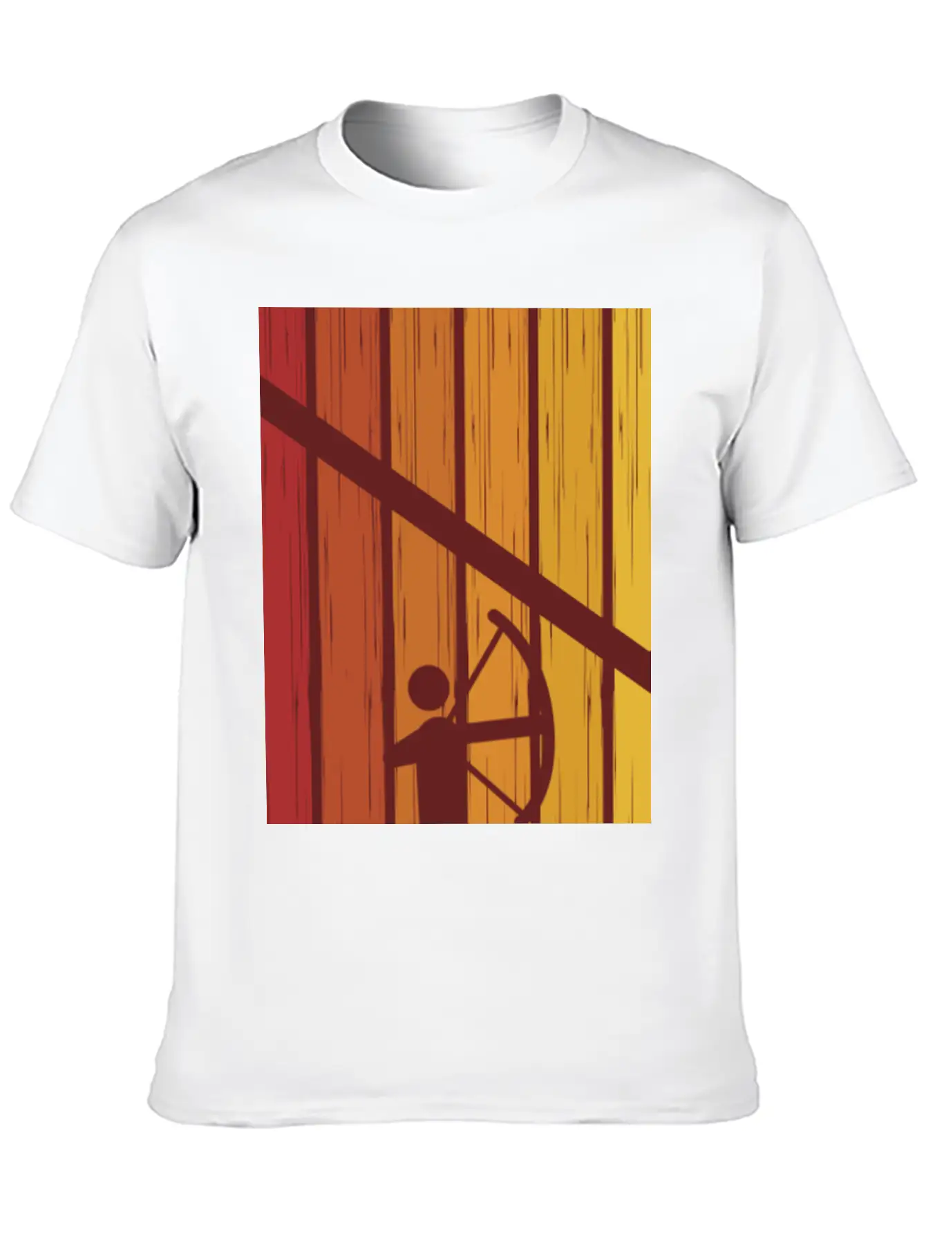 Retro Archery Vintage Archer Bowman Relaxed Everyday Tee – Lightweight And Durable Cotton