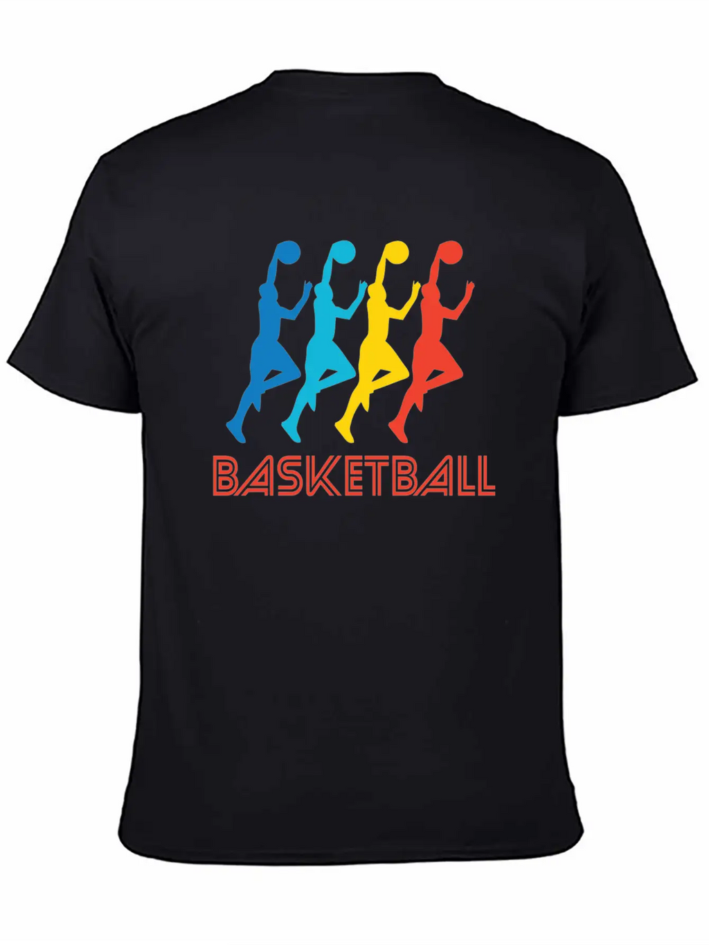 Retro Basketball Pop Art Breathable Soft Cotton T-Shirt – Timeless Casual Look