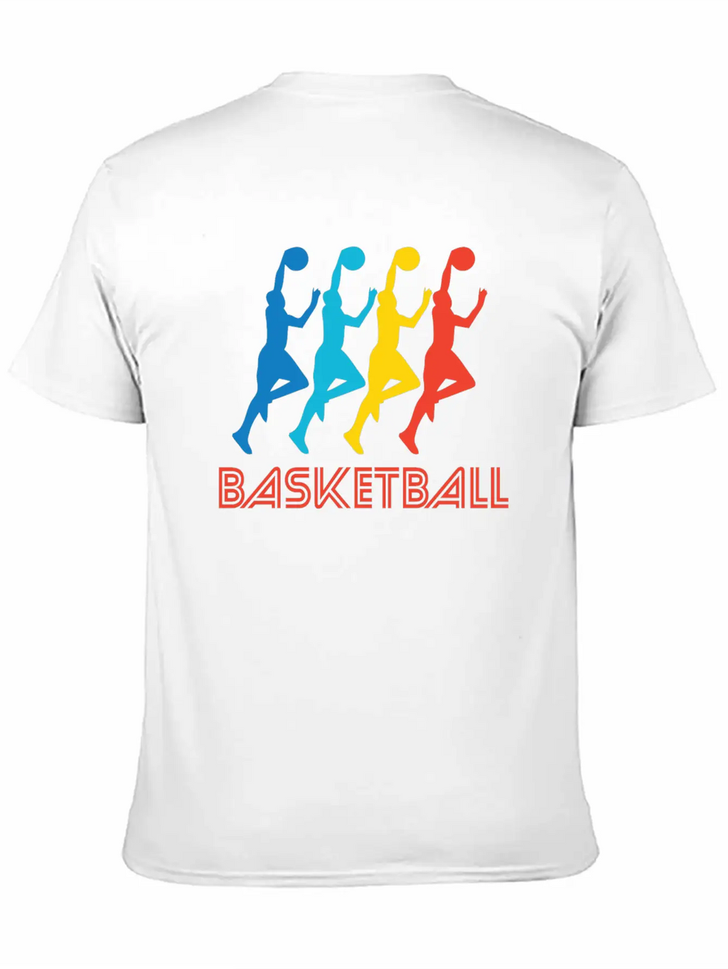 Retro Basketball Pop Art Breathable Soft Cotton T-Shirt – Timeless Casual Look