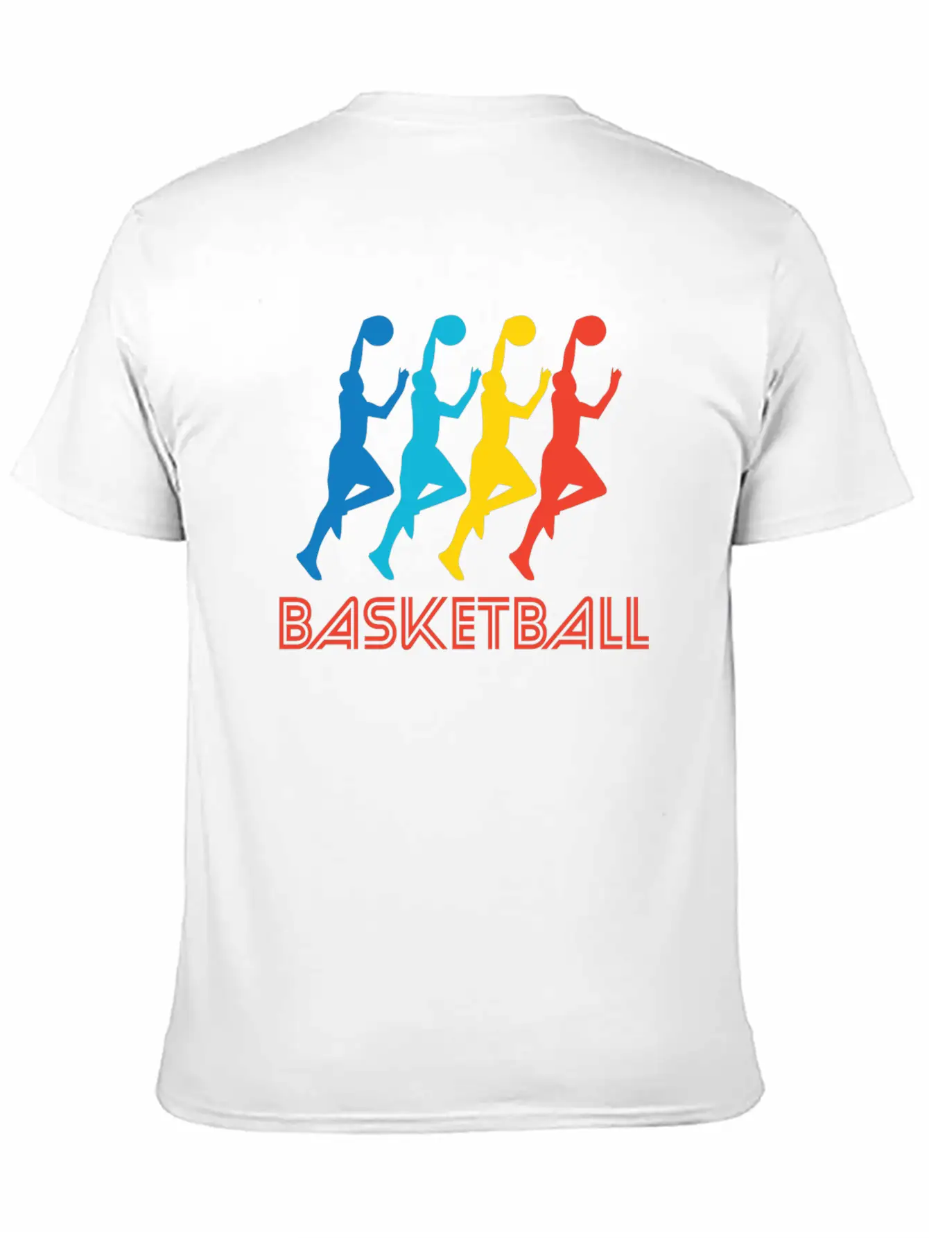 Retro Basketball Pop Art Breathable Soft Cotton T-Shirt – Timeless Casual Look
