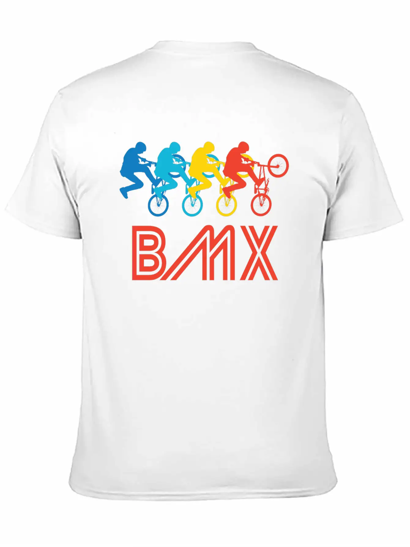 Retro BMX Pop Art Timeless Short Sleeve Tee – Comfy And Minimalist Design