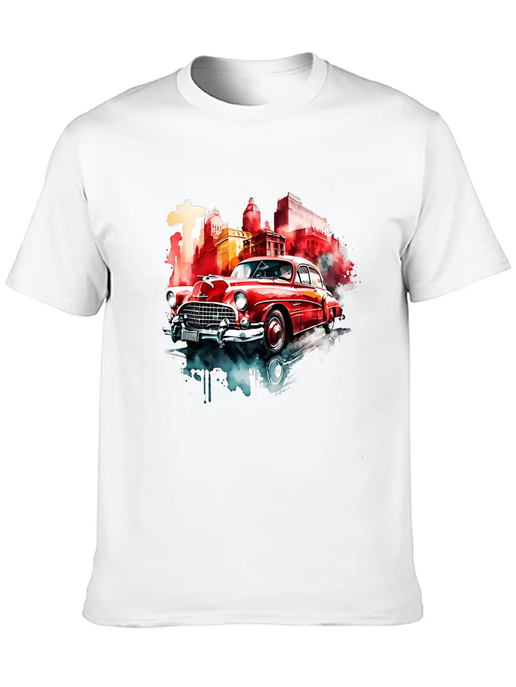 RETRO CAR Relaxed Everyday Tee – Lightweight And Durable Cotton