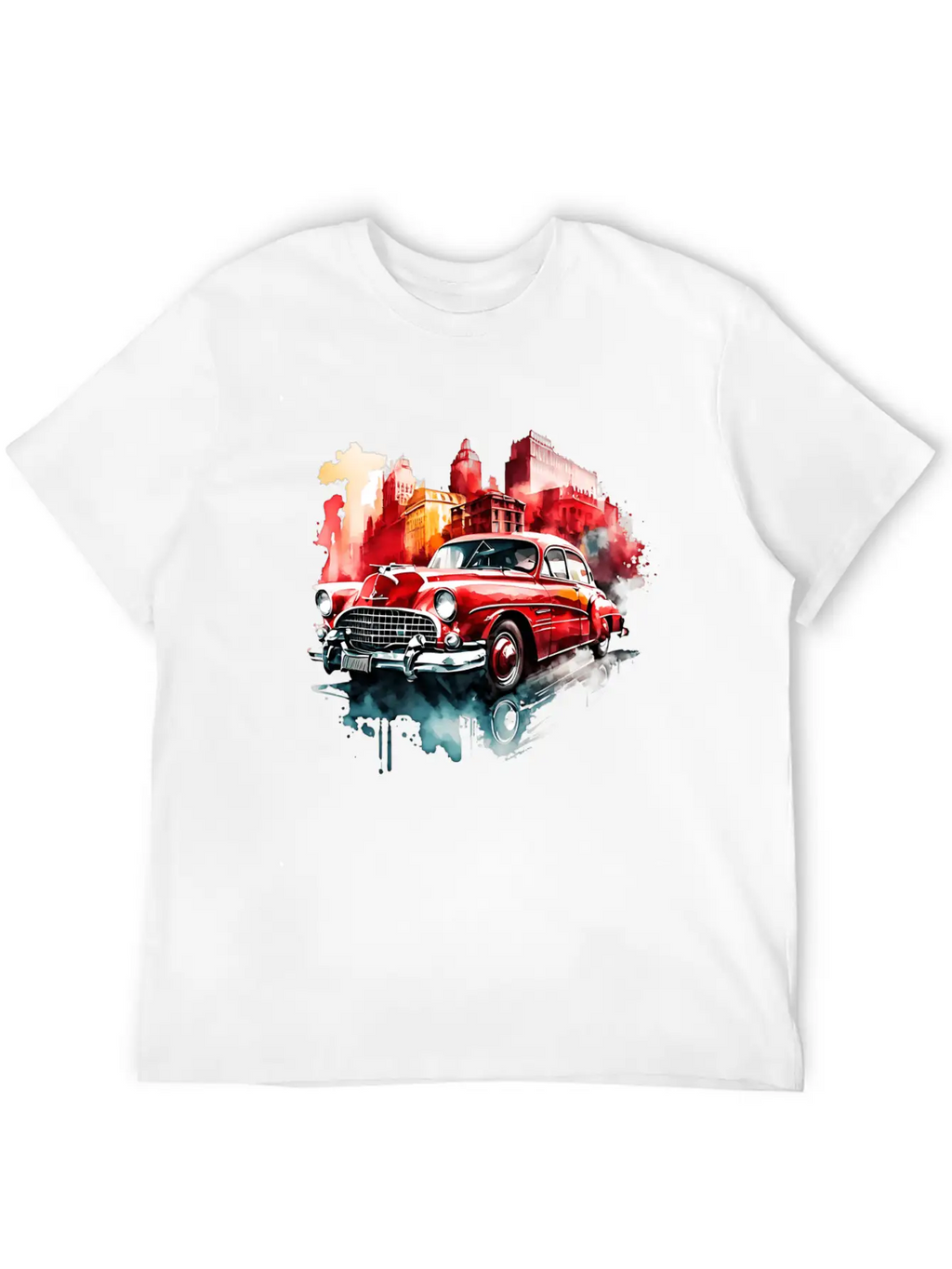 RETRO CAR Relaxed Everyday Tee – Lightweight And Durable Cotton
