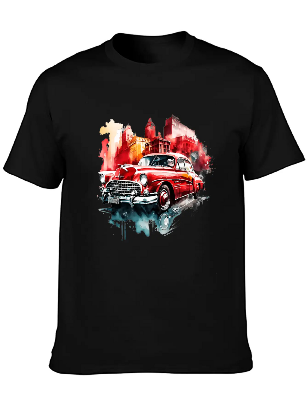 RETRO CAR Relaxed Everyday Tee – Lightweight And Durable Cotton