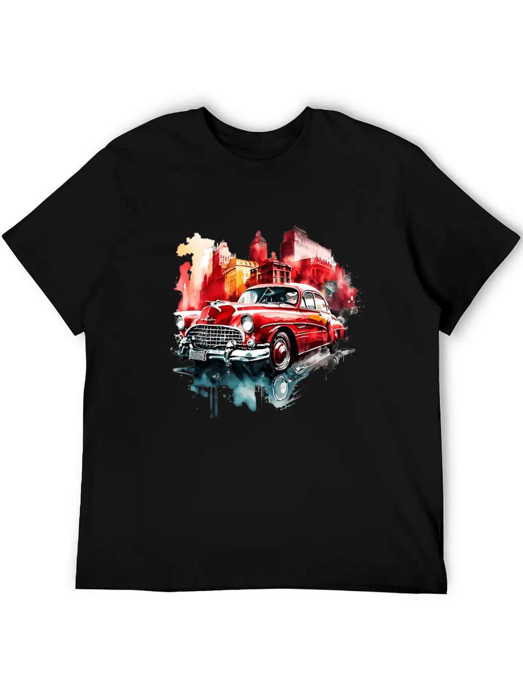 RETRO CAR Relaxed Everyday Tee – Lightweight And Durable Cotton