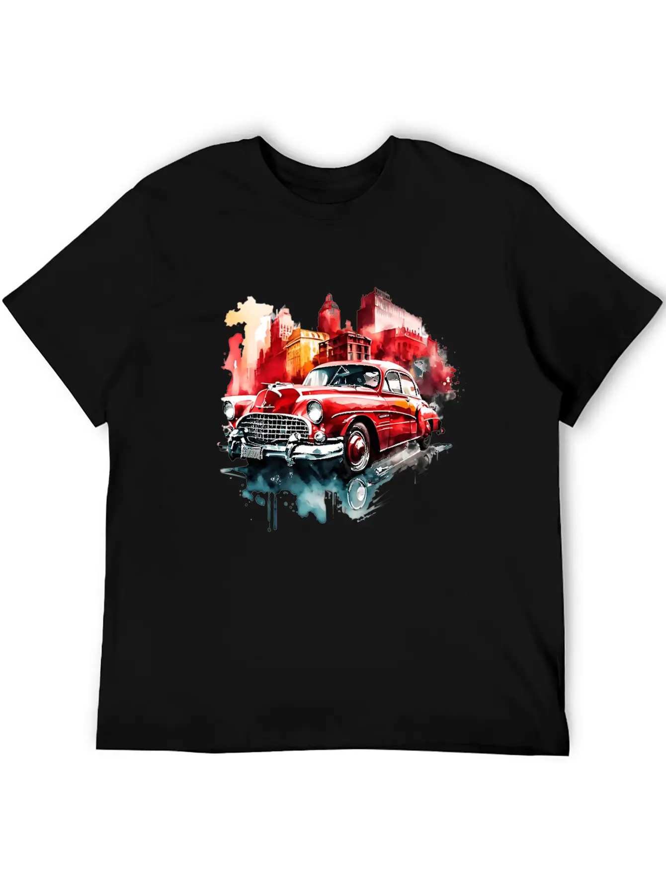 RETRO CAR Relaxed Everyday Tee – Lightweight And Durable Cotton