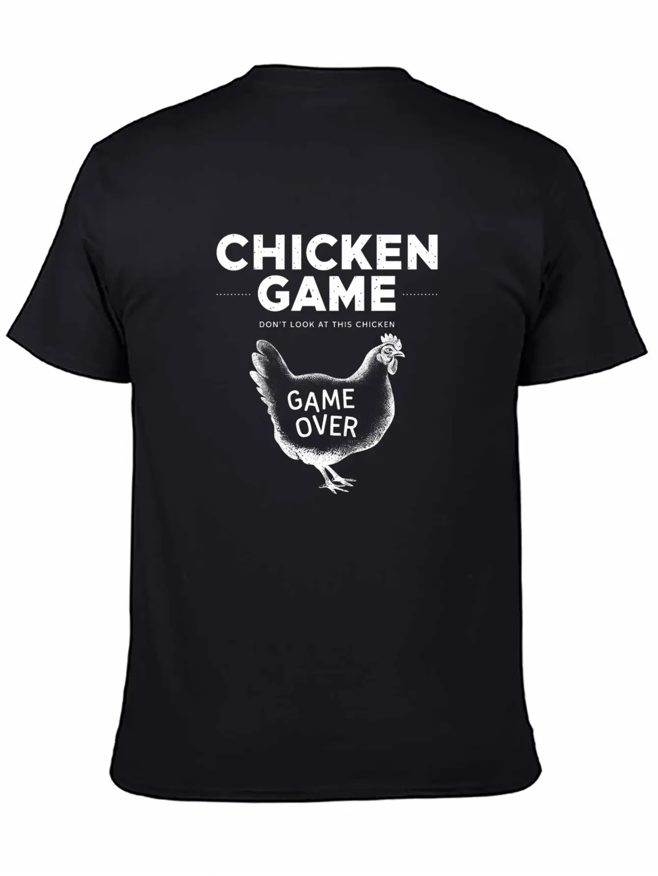 Retro Chicken Game Design For Gamers Essential Cotton Tee For Daily Outfits – Unisex Style