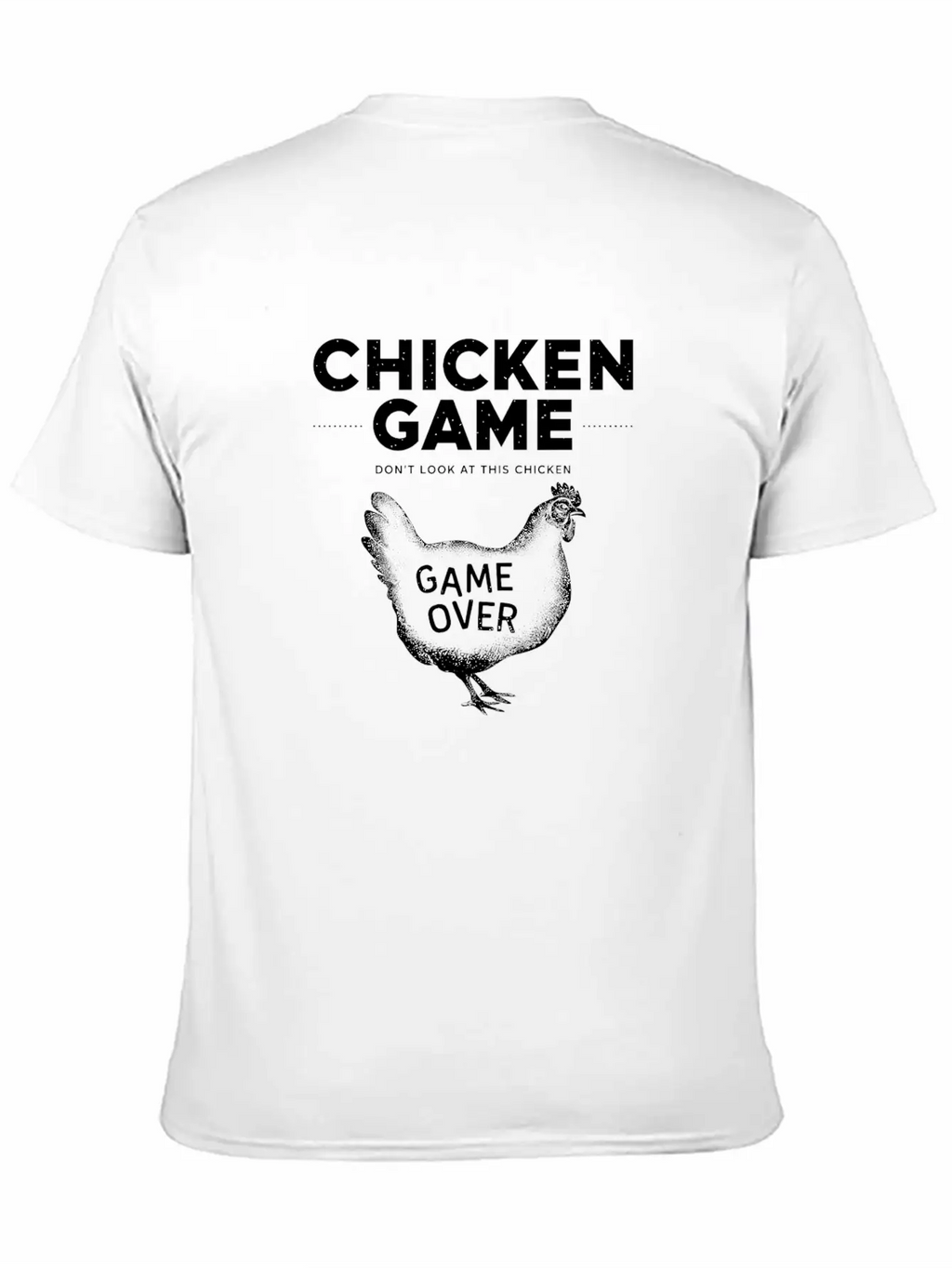 Retro Chicken Game Design For Gamers Essential Cotton Tee For Daily Outfits – Unisex Style