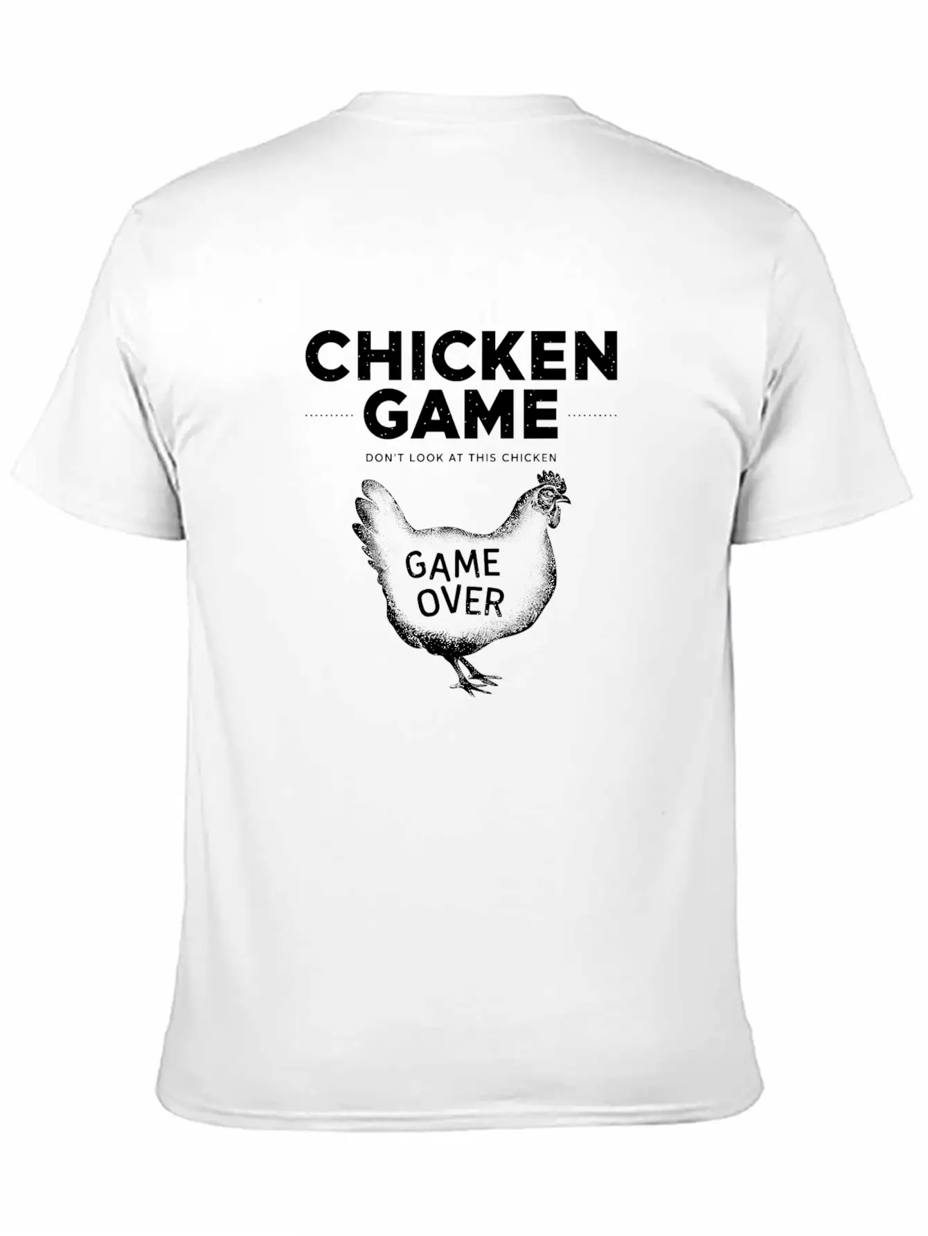 Retro Chicken Game Design For Gamers Essential Cotton Tee For Daily Outfits – Unisex Style