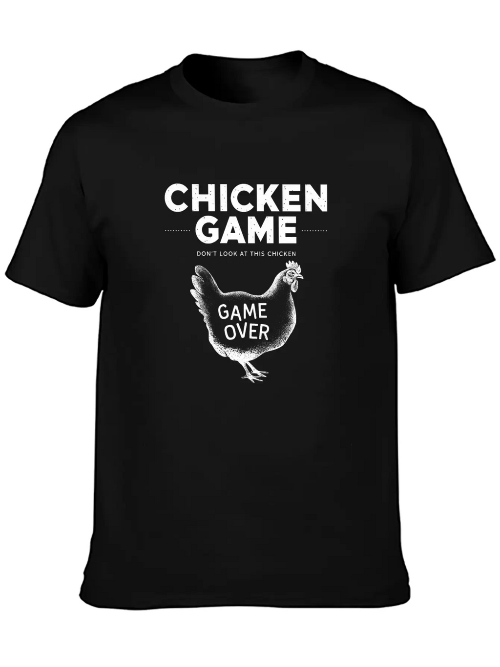 Retro Chicken Game Design For Gamers Essential Cotton Tee For Daily Outfits – Unisex Style
