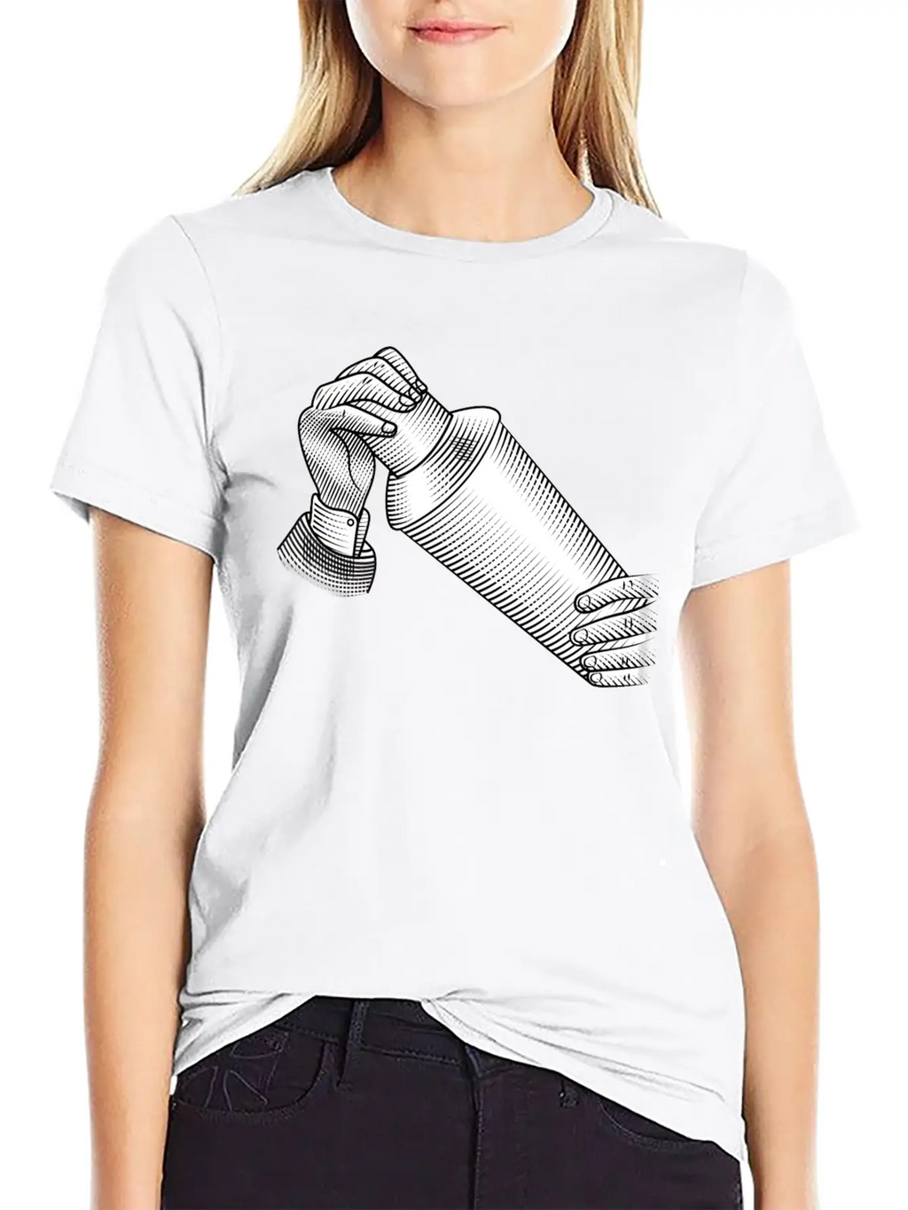 Retro Cocktail Shaker Classic Cotton Tee – Unisex Comfort For Any Season