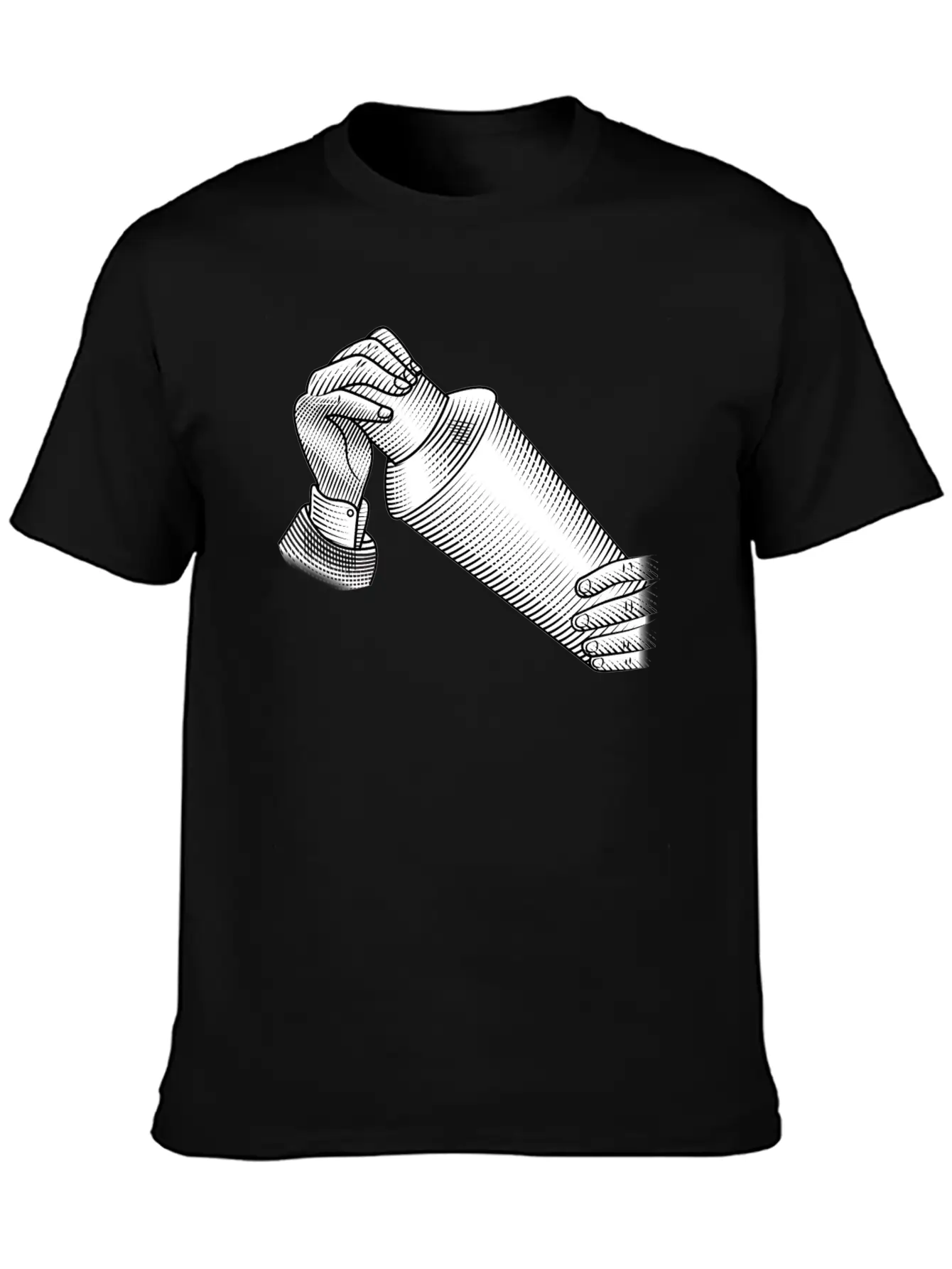 Retro Cocktail Shaker Classic Cotton Tee – Unisex Comfort For Any Season