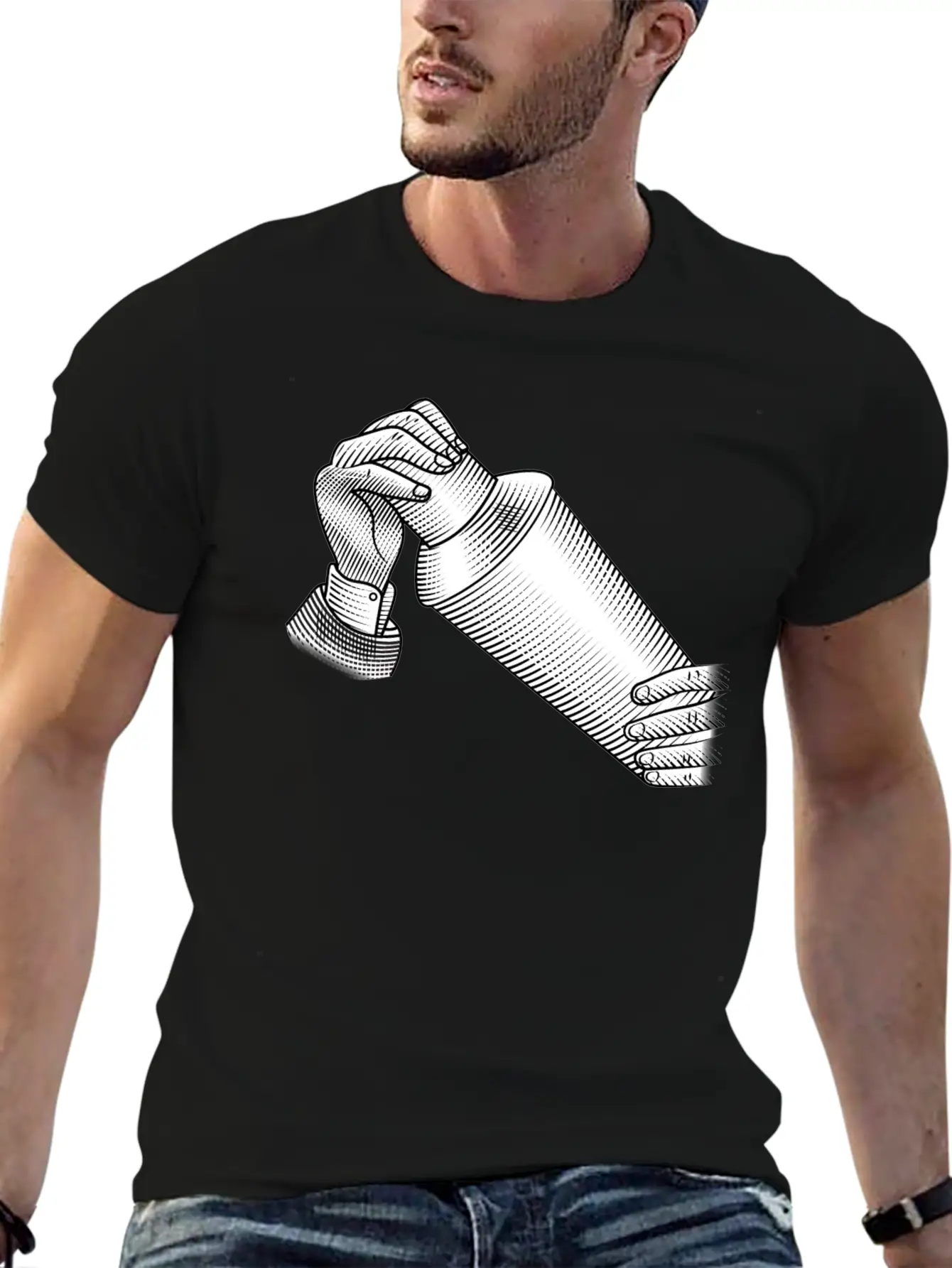Retro Cocktail Shaker Classic Cotton Tee – Unisex Comfort For Any Season