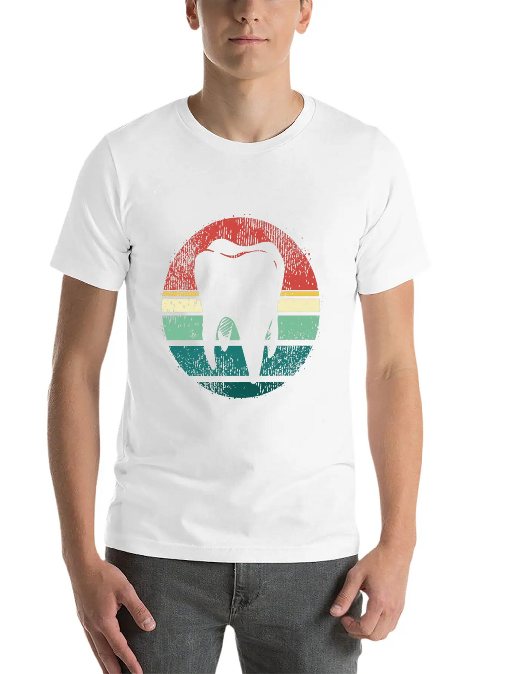 Retro Dentistry Dental Hygiene Dentist Modern Fit Casual T-Shirt – Clean And Versatile Design