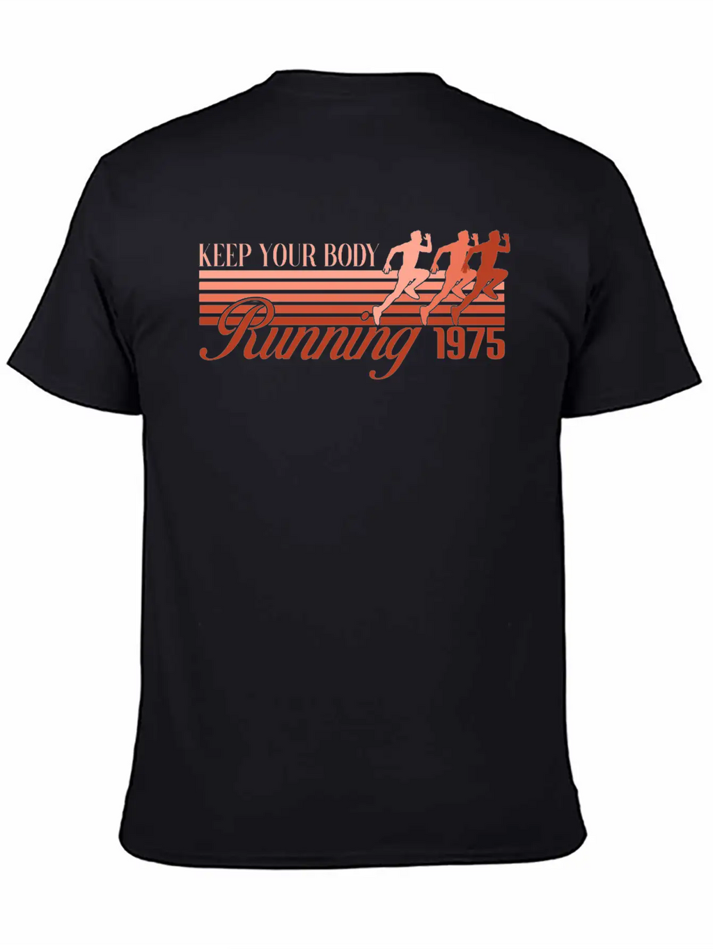 RETRO DESIGN SPORT - RUNNING 1975 Modern Fit Casual T-Shirt – Clean And Versatile Design