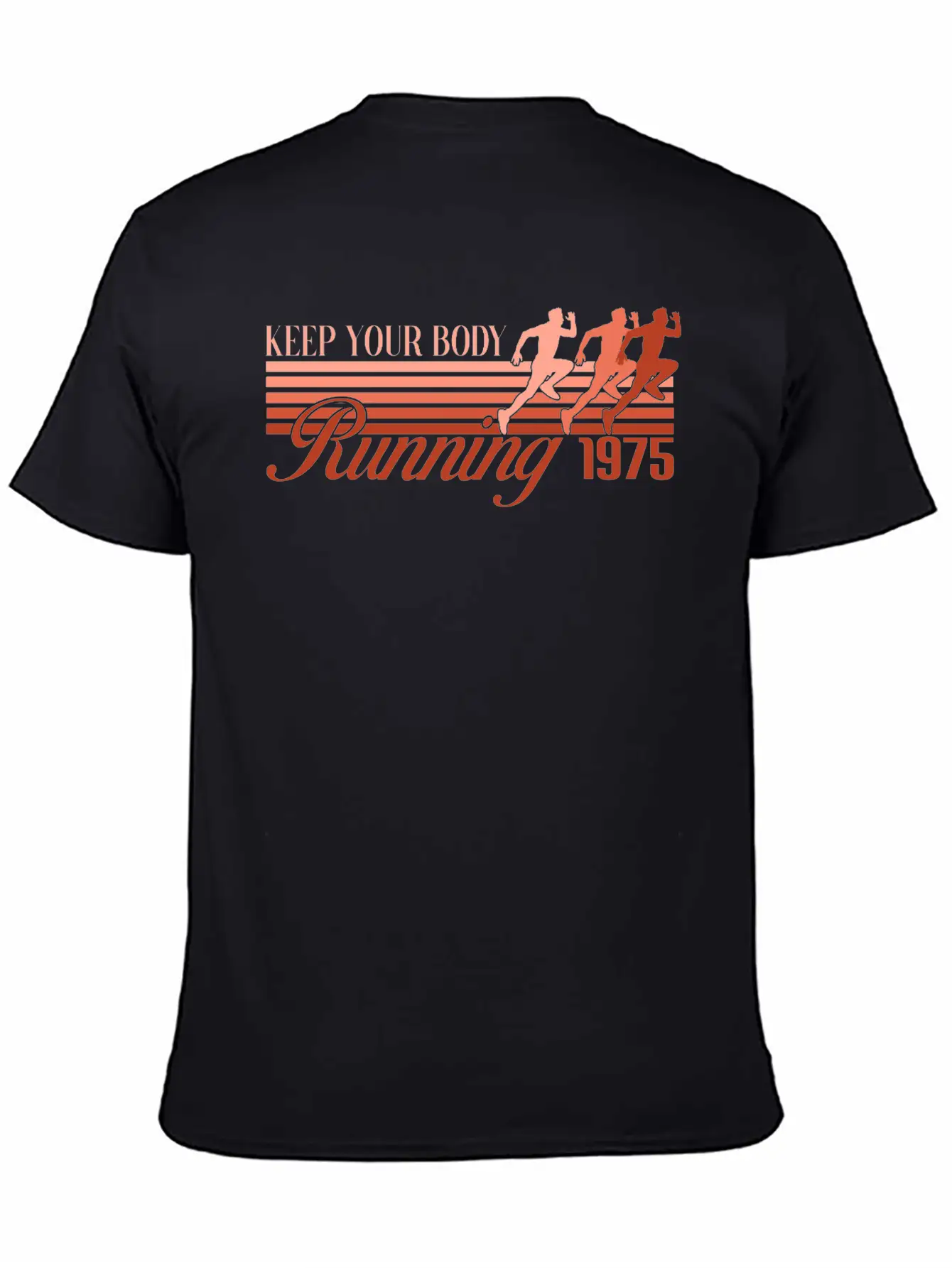 RETRO DESIGN SPORT - RUNNING 1975 Modern Fit Casual T-Shirt – Clean And Versatile Design