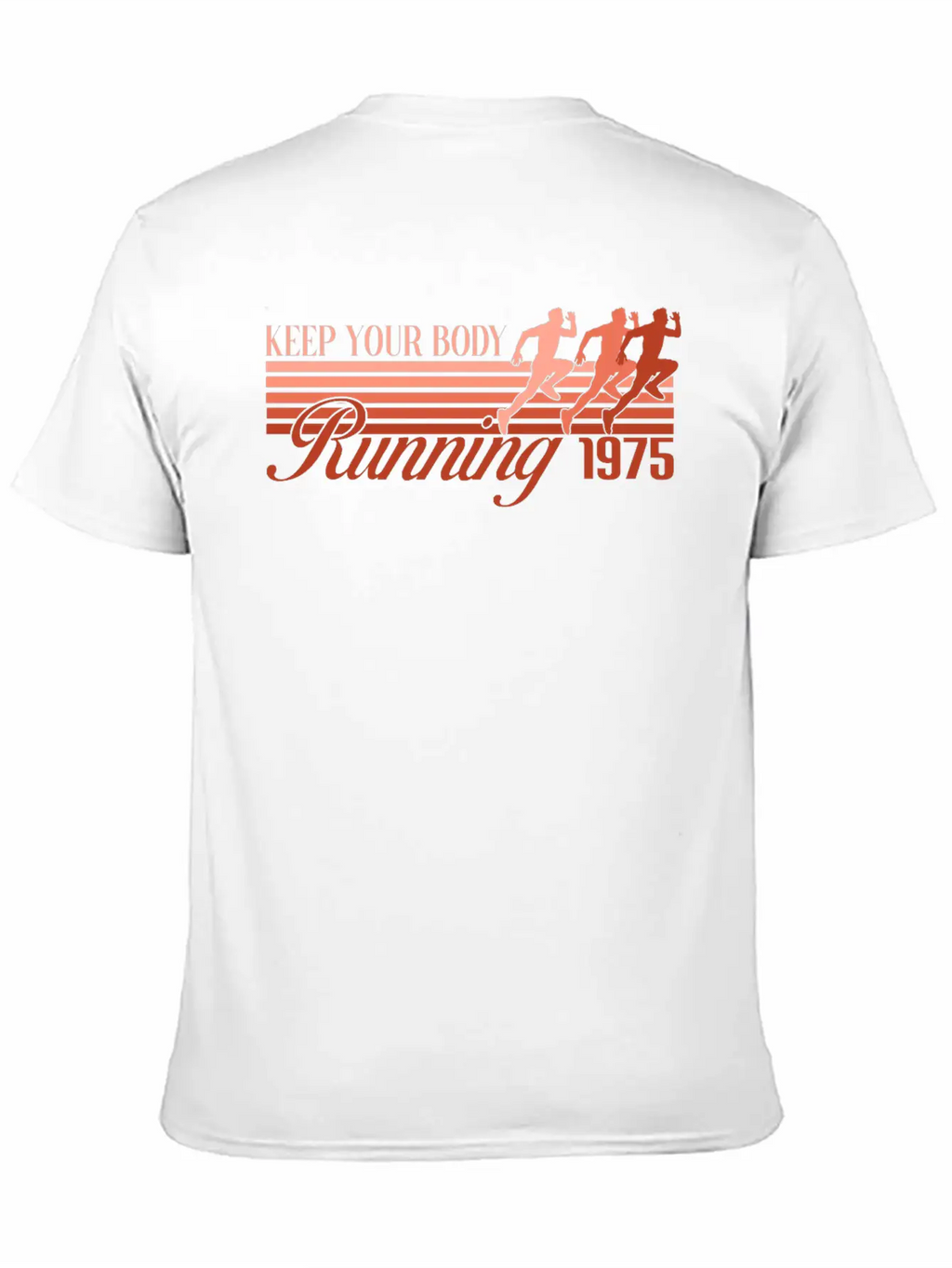 RETRO DESIGN SPORT - RUNNING 1975 Modern Fit Casual T-Shirt – Clean And Versatile Design