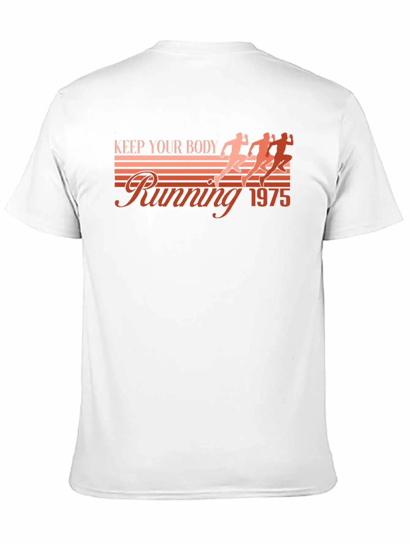 RETRO DESIGN SPORT - RUNNING 1975 Modern Fit Casual T-Shirt – Clean And Versatile Design