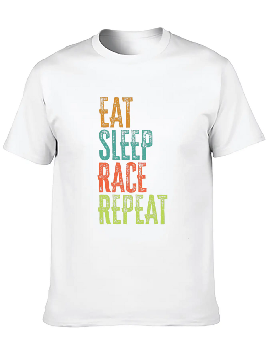Retro Eat Sleep Race Repeat Bike Driver Fast Drift Unisex Casual T-Shirt – Clean Design For Daily Comfort