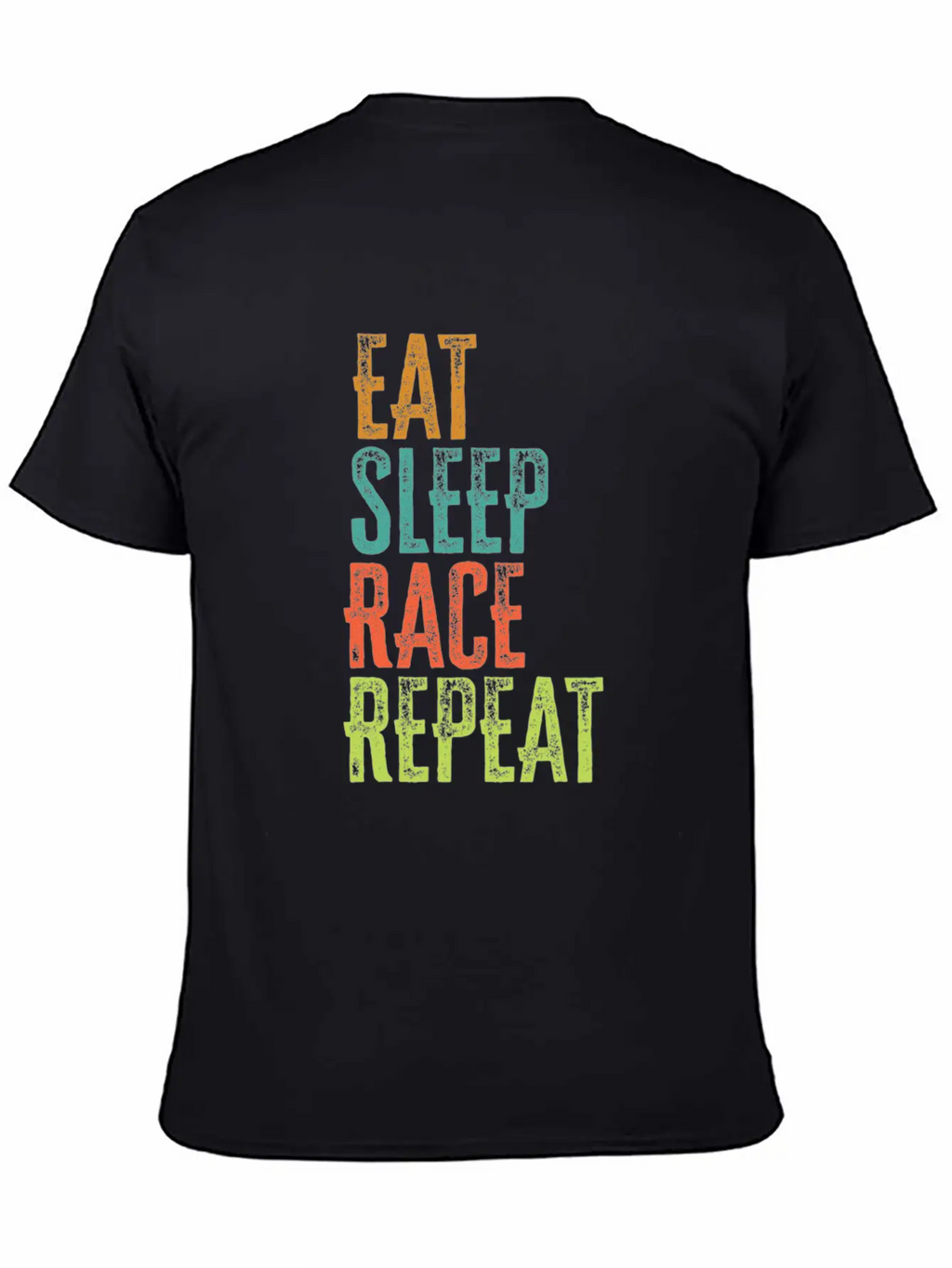 Retro Eat Sleep Race Repeat Bike Driver Fast Drift Unisex Casual T-Shirt – Clean Design For Daily Comfort