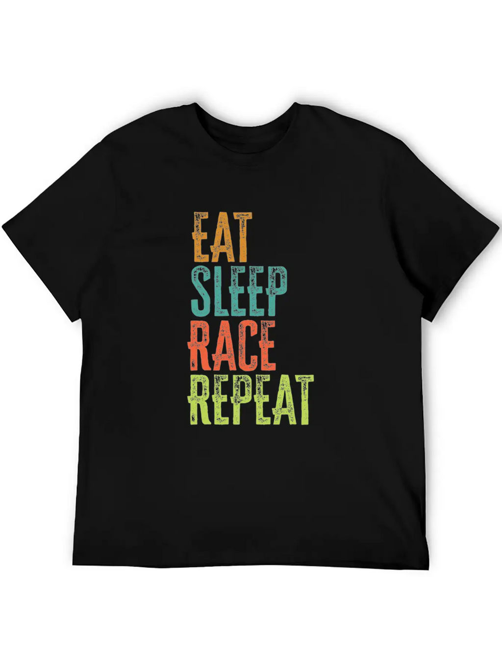 Retro Eat Sleep Race Repeat Bike Driver Fast Drift Unisex Casual T-Shirt – Clean Design For Daily Comfort