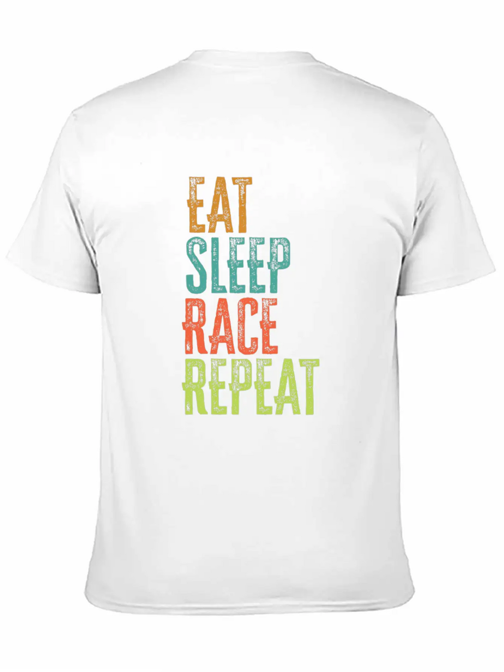 Retro Eat Sleep Race Repeat Bike Driver Fast Drift Unisex Casual T-Shirt – Clean Design For Daily Comfort