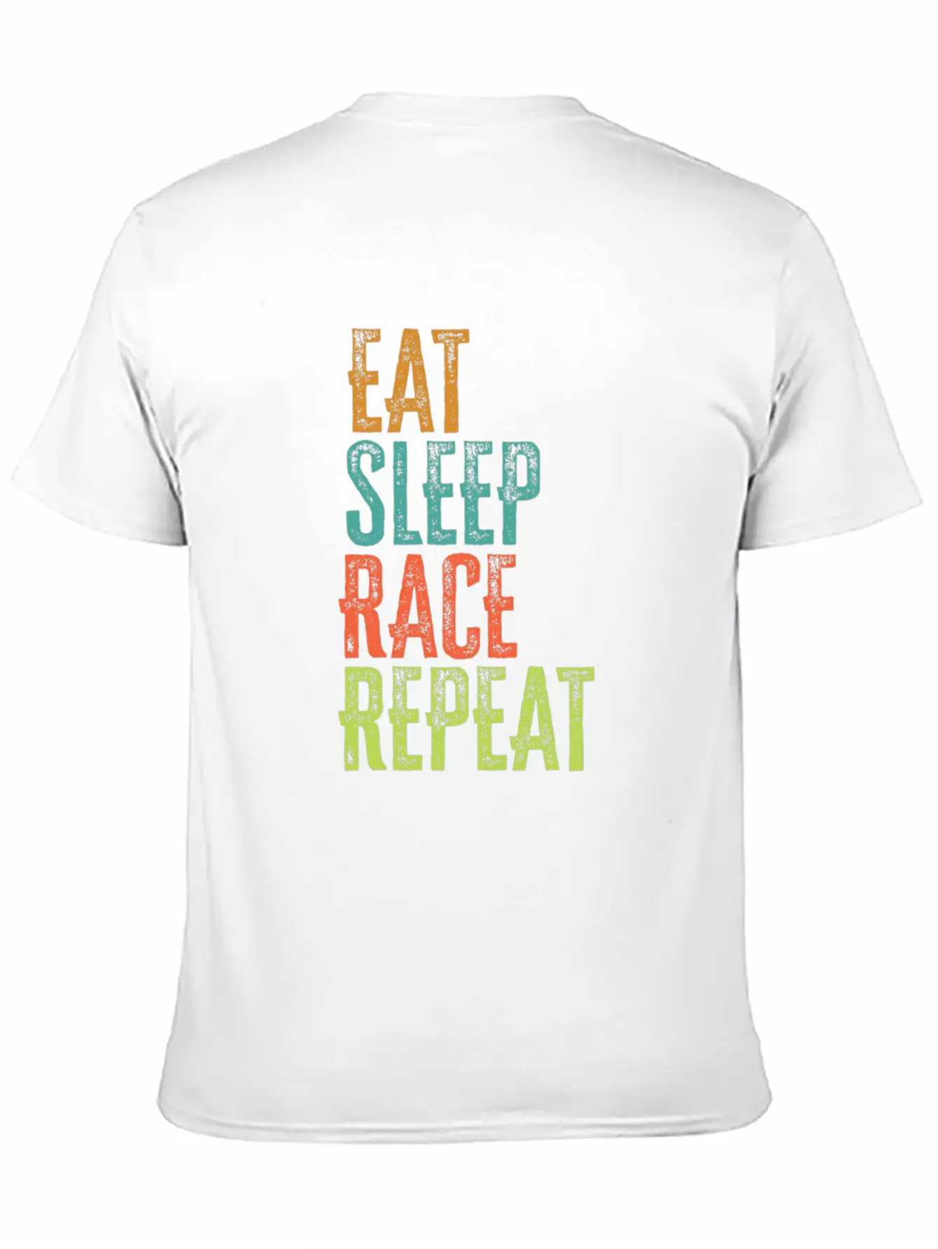 Retro Eat Sleep Race Repeat Bike Driver Fast Drift Unisex Casual T-Shirt – Clean Design For Daily Comfort