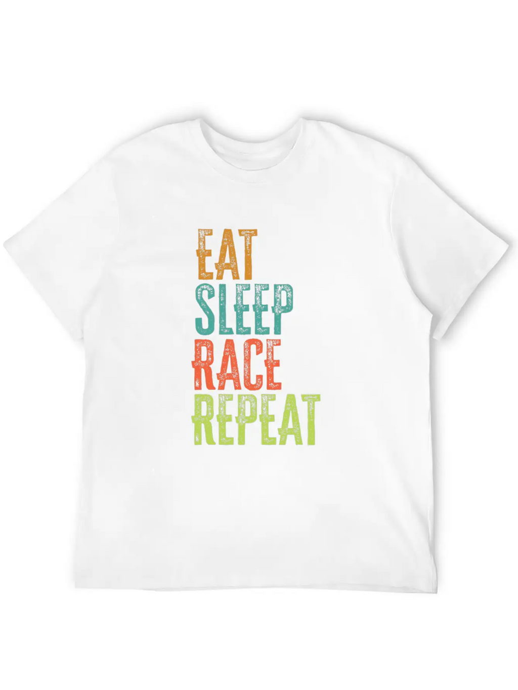 Retro Eat Sleep Race Repeat Bike Driver Fast Drift Unisex Casual T-Shirt – Clean Design For Daily Comfort