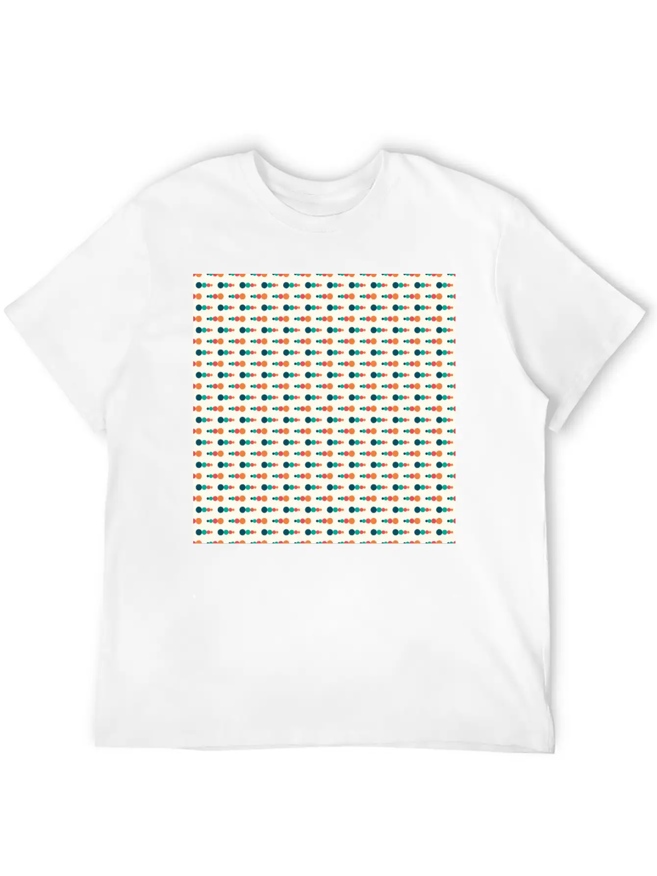 Retro Funky Style Modern Pattern Breathable Soft Cotton T-Shirt – Timeless Casual Look