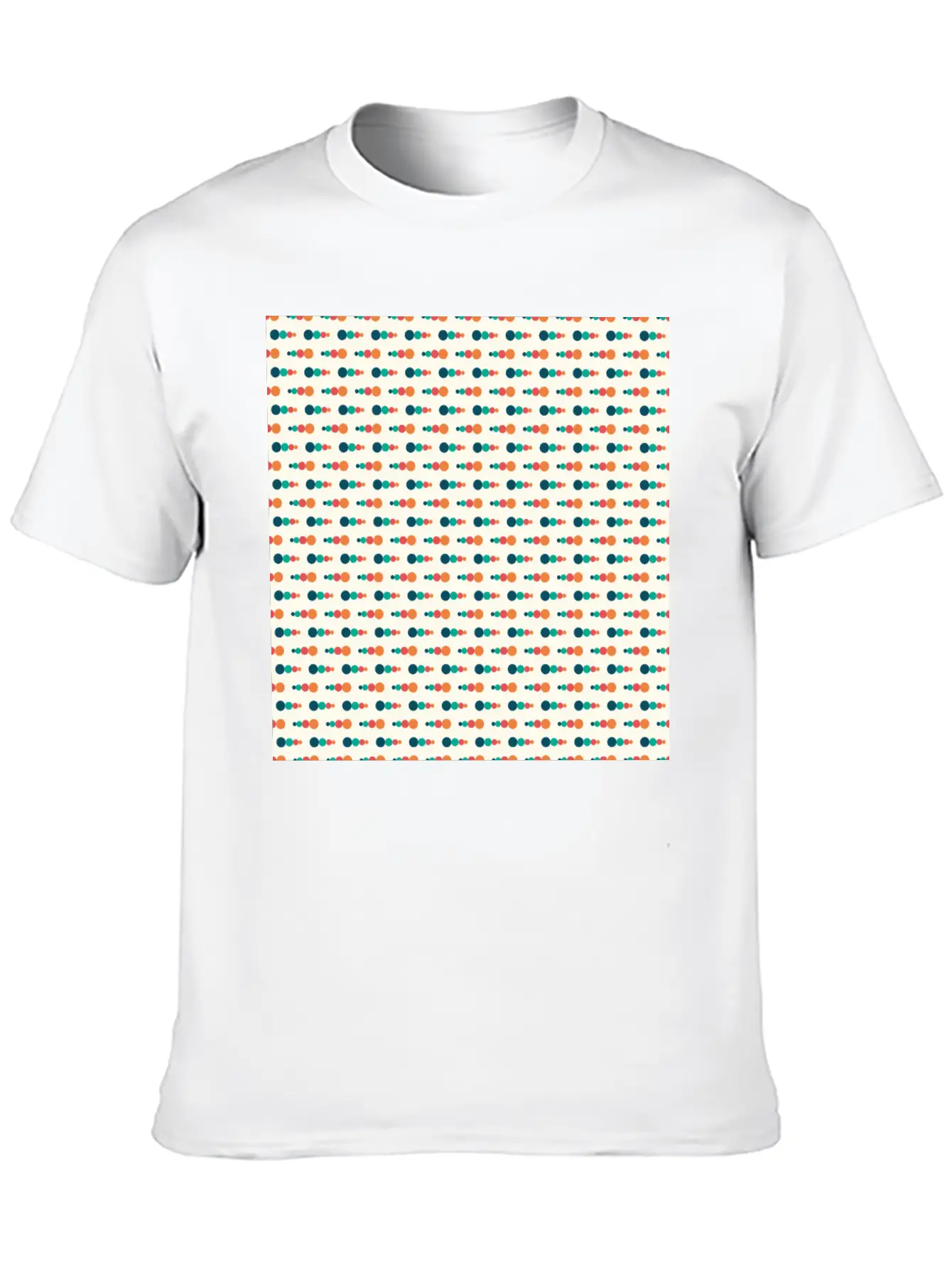 Retro Funky Style Modern Pattern Breathable Soft Cotton T-Shirt – Timeless Casual Look
