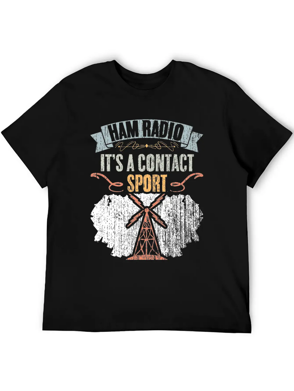 Retro Ham Radio It's A Contact Sport Amateur Radio Classic Cotton Tee – Unisex Comfort For Any Season