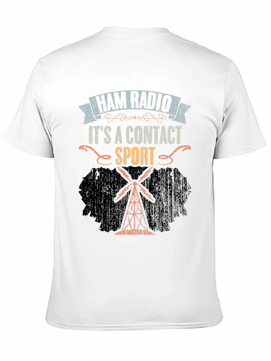 Retro Ham Radio It's A Contact Sport Amateur Radio Classic Cotton Tee – Unisex Comfort For Any Season