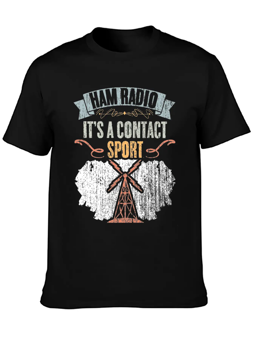 Retro Ham Radio It's A Contact Sport Amateur Radio Classic Cotton Tee – Unisex Comfort For Any Season