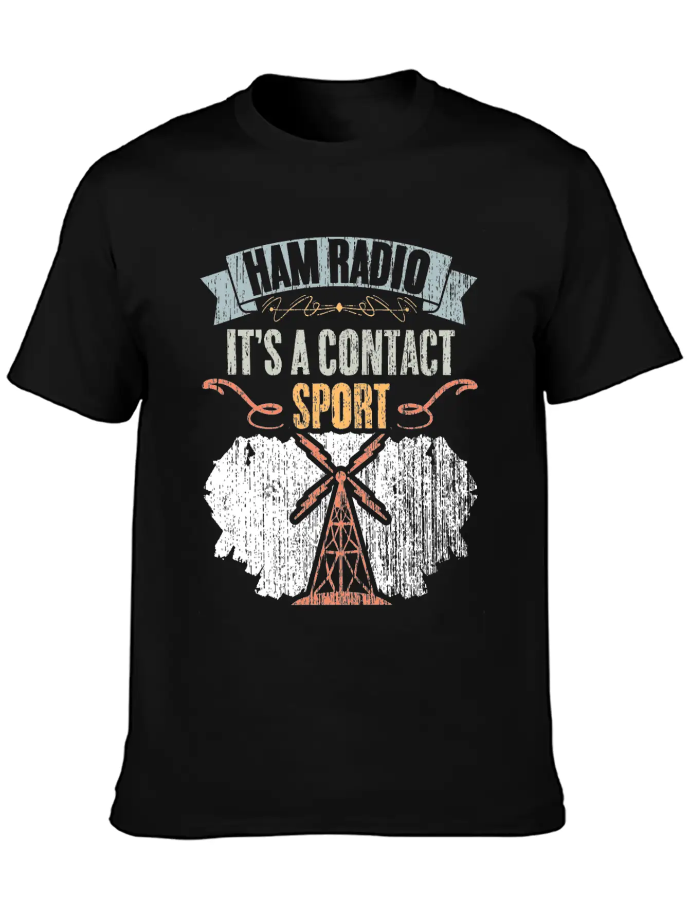 Retro Ham Radio It's A Contact Sport Amateur Radio Classic Cotton Tee – Unisex Comfort For Any Season