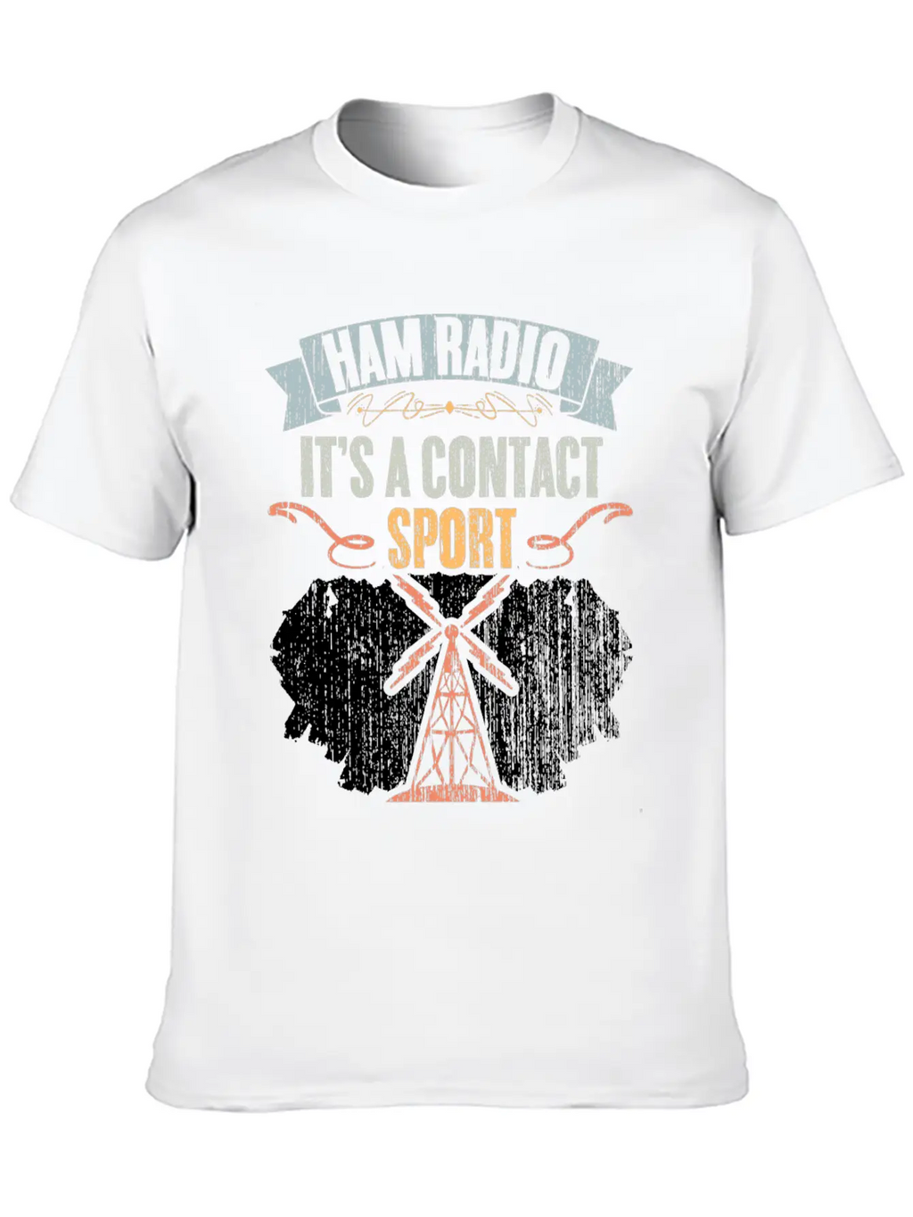 Retro Ham Radio It's A Contact Sport Amateur Radio Classic Cotton Tee – Unisex Comfort For Any Season