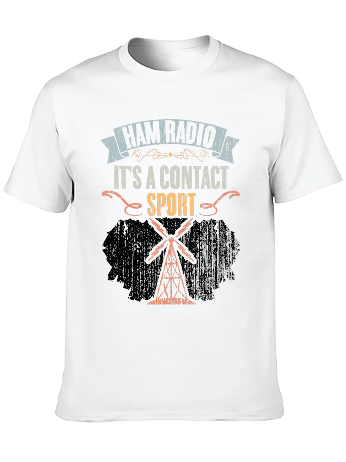 Retro Ham Radio It's A Contact Sport Amateur Radio Classic Cotton Tee – Unisex Comfort For Any Season