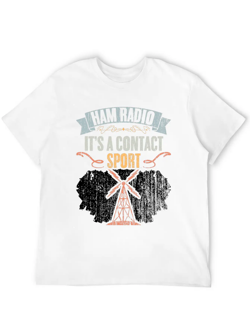 Retro Ham Radio It's A Contact Sport Amateur Radio Classic Cotton Tee – Unisex Comfort For Any Season