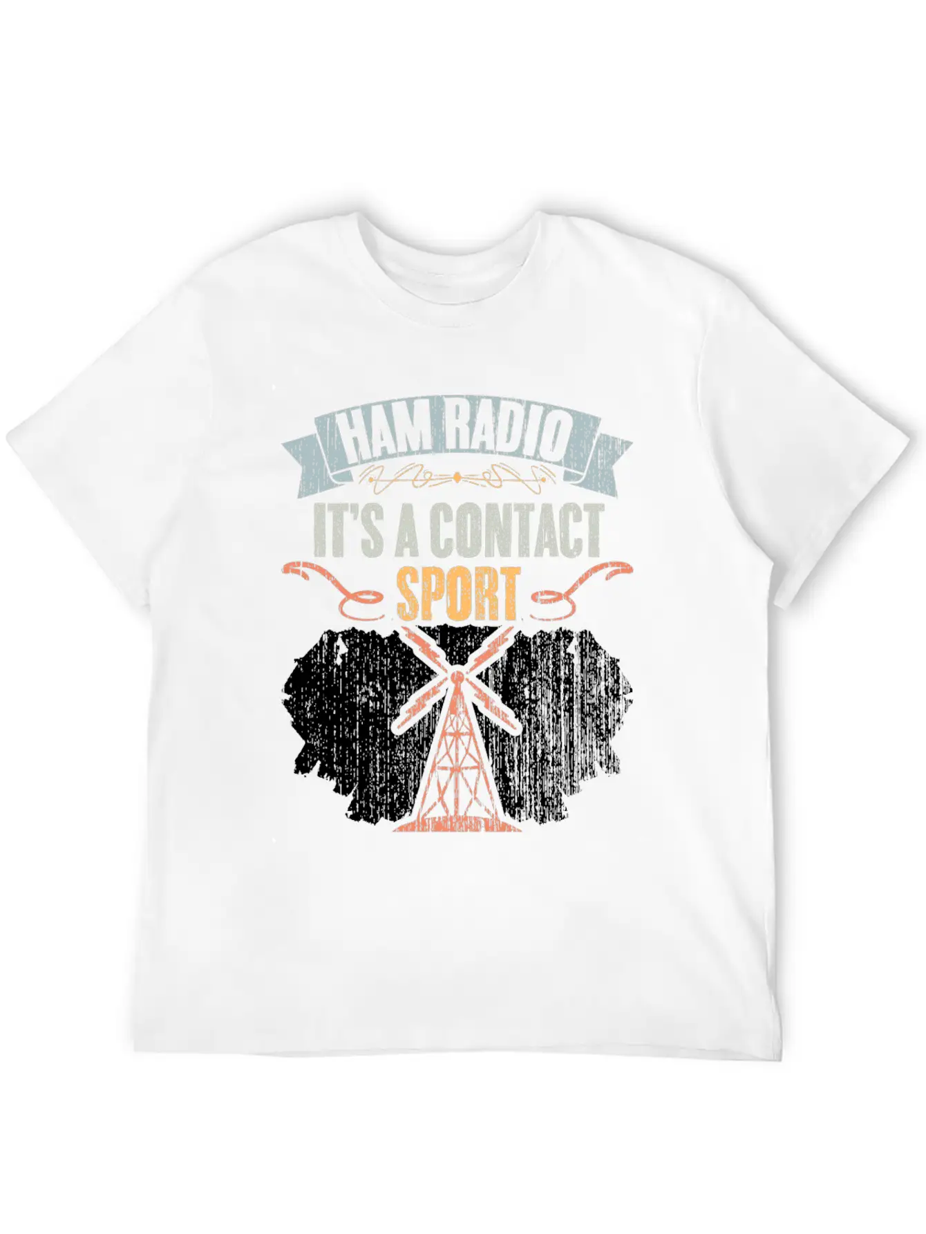 Retro Ham Radio It's A Contact Sport Amateur Radio Classic Cotton Tee – Unisex Comfort For Any Season