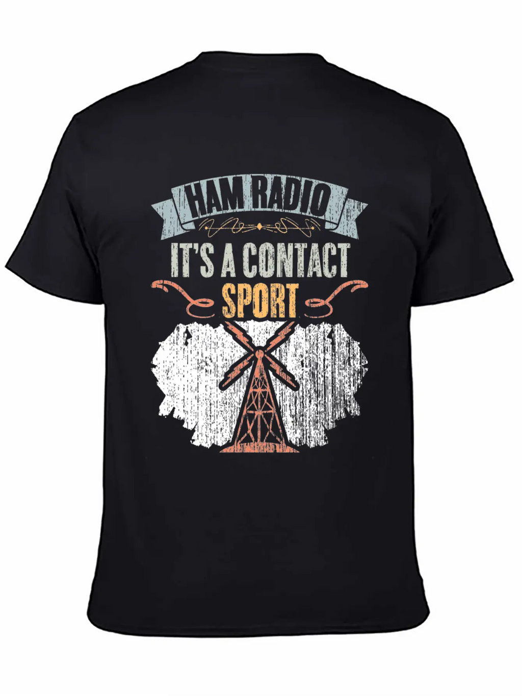 Retro Ham Radio It's A Contact Sport Amateur Radio Classic Cotton Tee – Unisex Comfort For Any Season