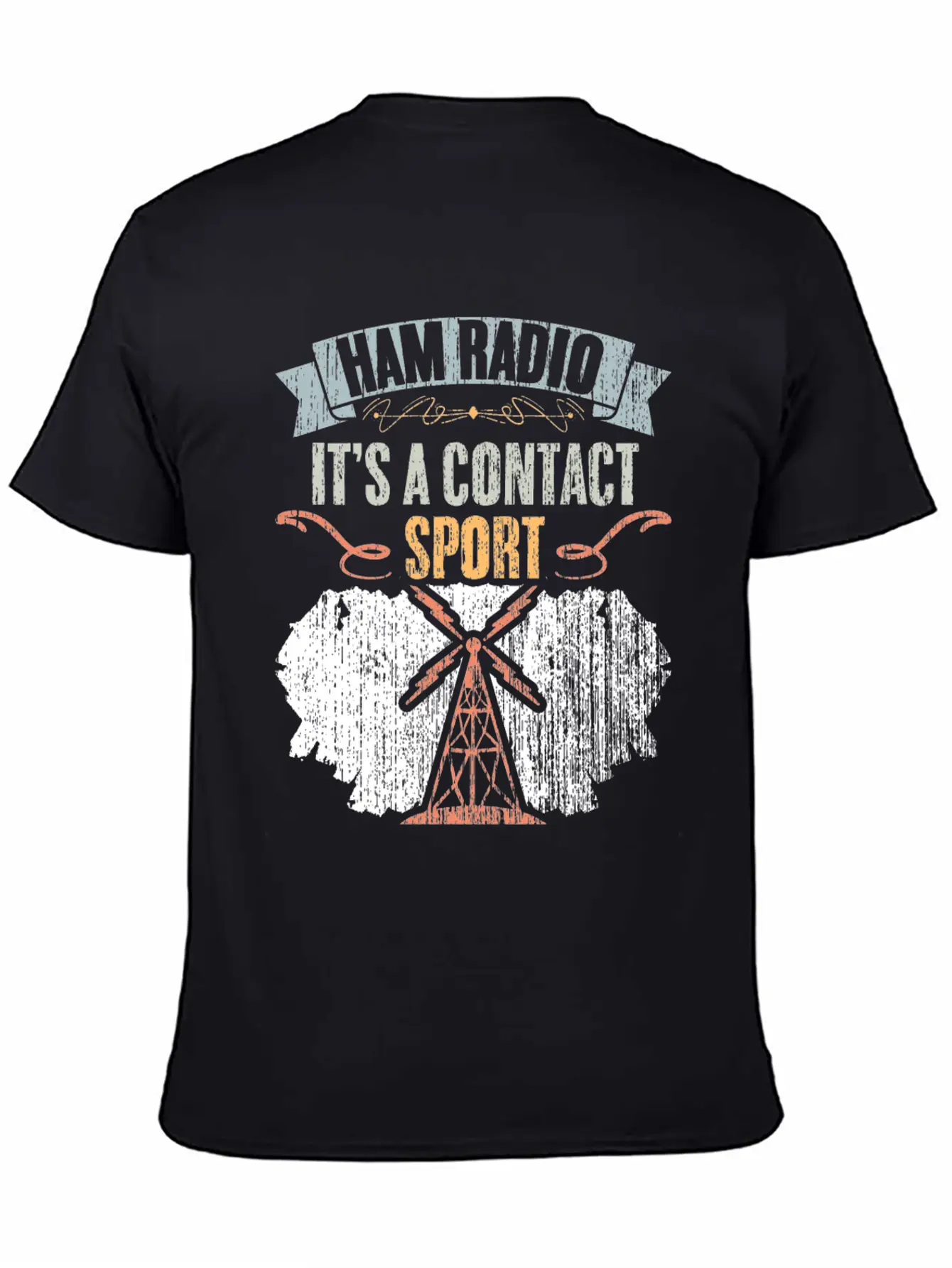 Retro Ham Radio It's A Contact Sport Amateur Radio Classic Cotton Tee – Unisex Comfort For Any Season
