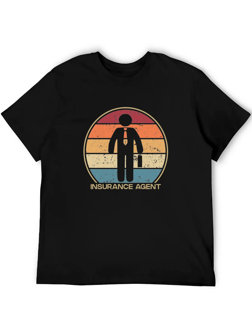 Retro Health Care Health Broker Life Insurance Stylish Everyday T-Shirt – Unisex Basic Cotton Tee