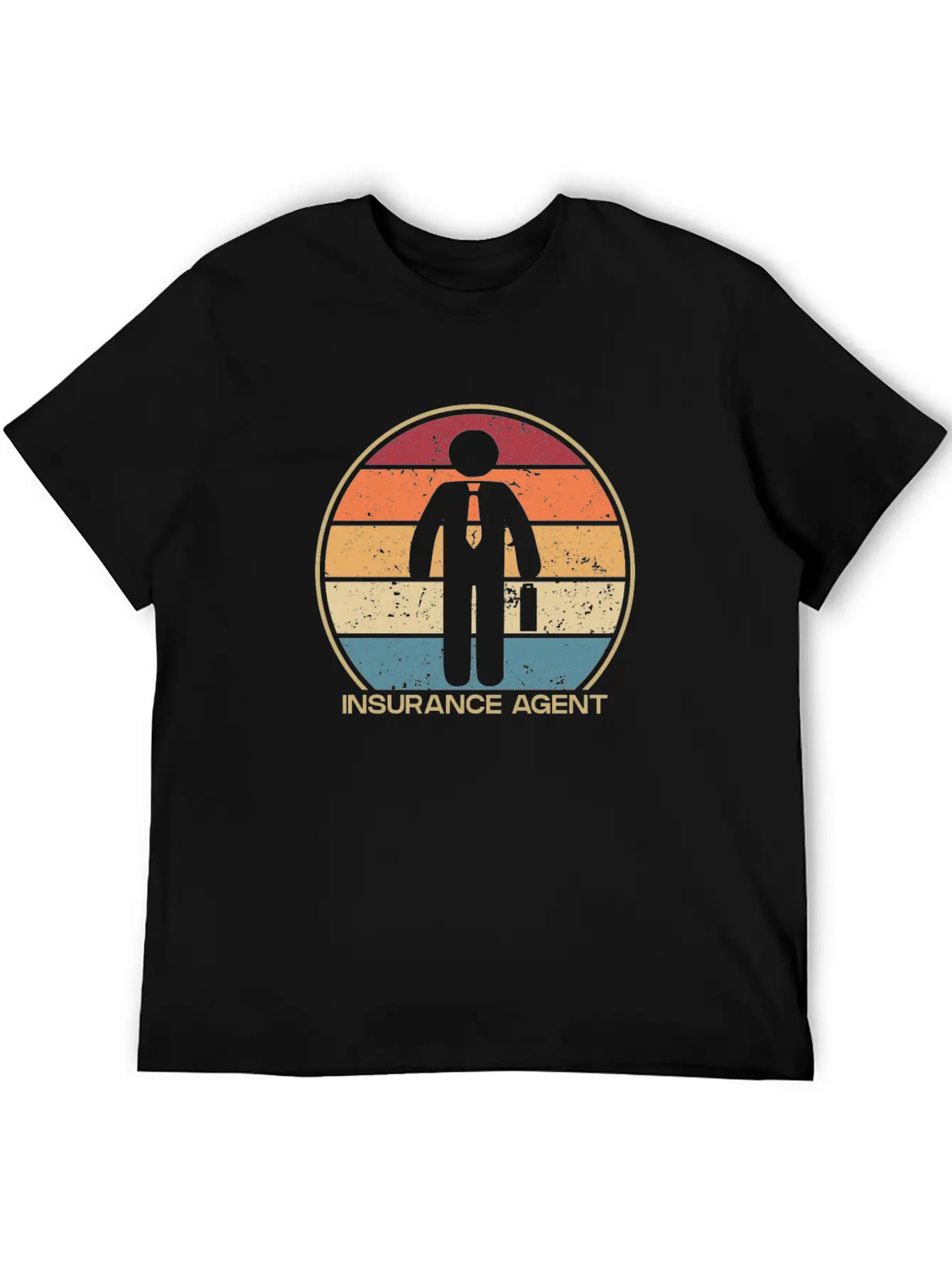 Retro Health Care Health Broker Life Insurance Stylish Everyday T-Shirt – Unisex Basic Cotton Tee