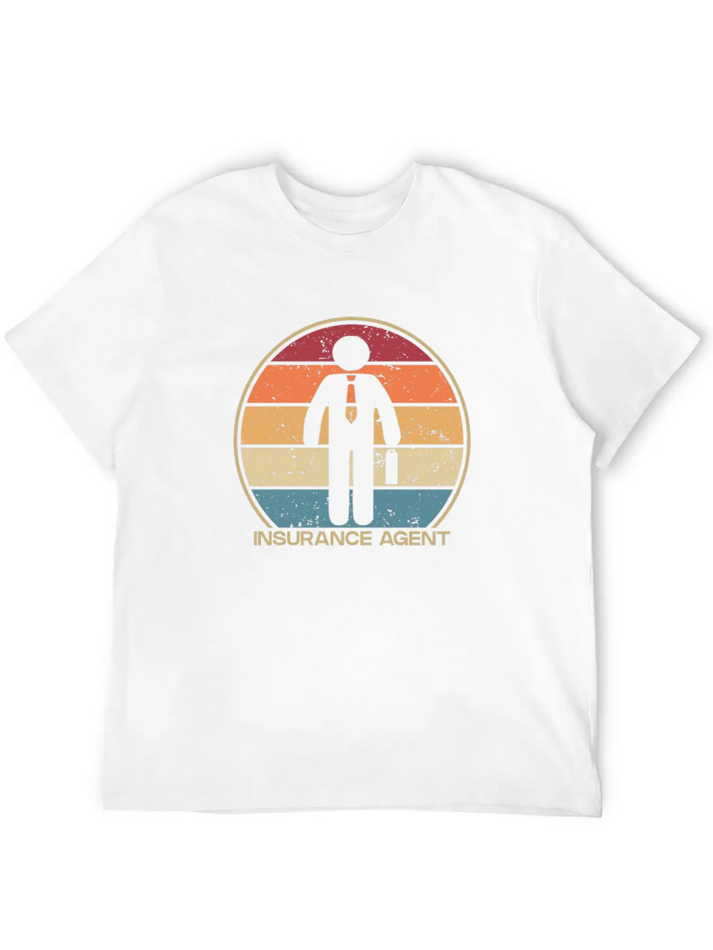Retro Health Care Health Broker Life Insurance Stylish Everyday T-Shirt – Unisex Basic Cotton Tee